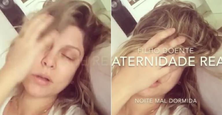 Grávida de 40 semanas, Bárbara Borges surge descabelada e desabafa: “A mãe está exausta”