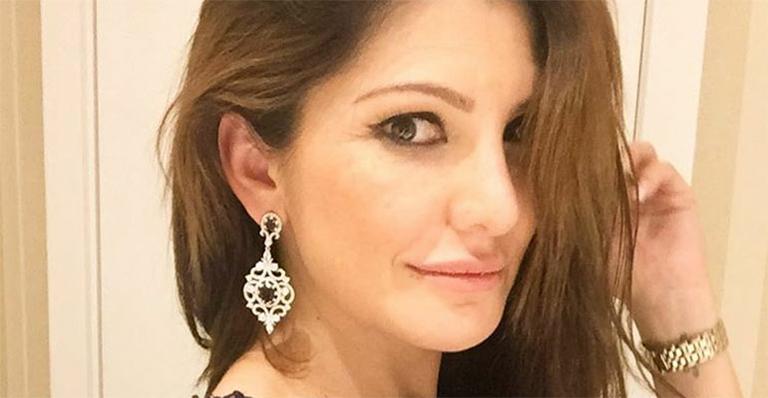 Antonia Fontenelle mostra o filho recém-nascido e se declara ao marido: ‘Guerreiro’