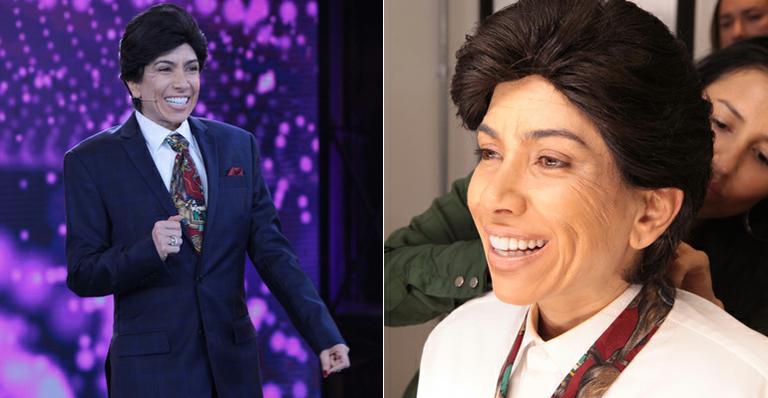 Patrícia Abravanel se transforma em Silvio Santos em homenagem ao SBT