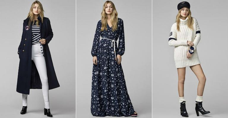 Veja os primeiros looks de Gigi Hadid para Tommy Hilfiger