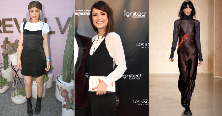 Sobreposição: blusa de alcinha com camiseta embaixo revive os anos 90 e deixa o look ousado