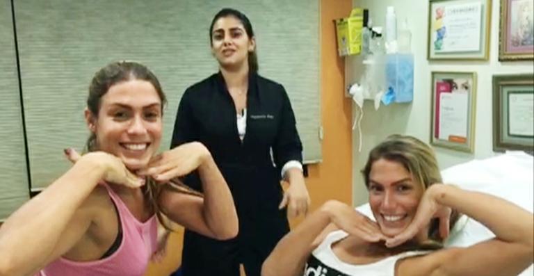Bia e Branca Feres: preparação para Olimpíada