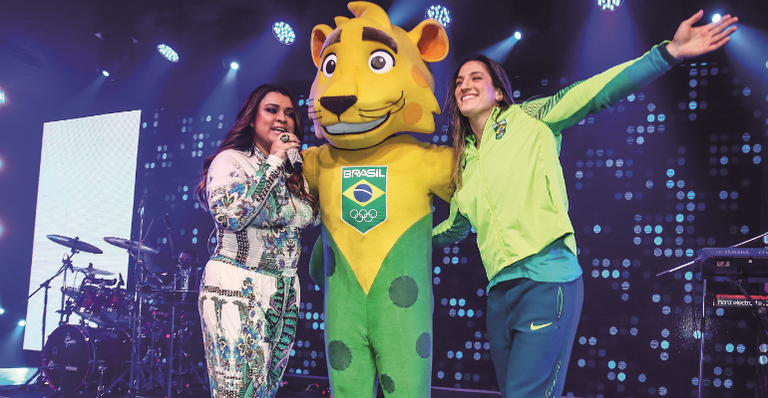 Preta Gil e Mayra Aguiar: festa no Espaço Time Brasil