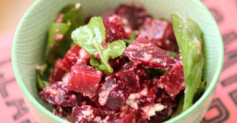 Dica de chef: salada de beterraba com queijo cottage