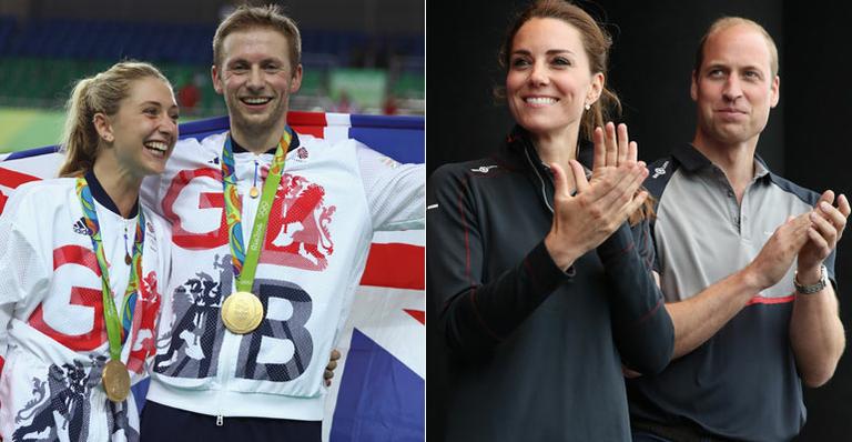 Casal que levou cinco ouros no Rio contou com o apoio de Kate Middleton e Príncipe William