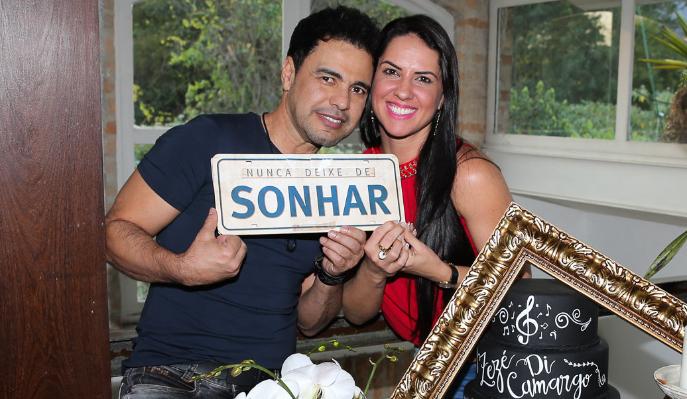 Zezé di Camargo faz linda declaração de amor para Graciele Lacerda: “Que meu amor seja suficiente pra te fazer feliz”