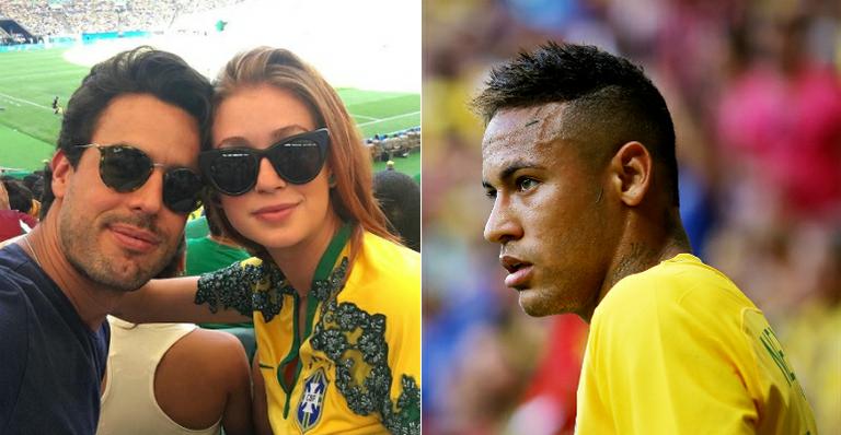 Após ver jogo da Seleção com o namorado, Marina Ruy Barbosa revela que ganhou presente de Neymar