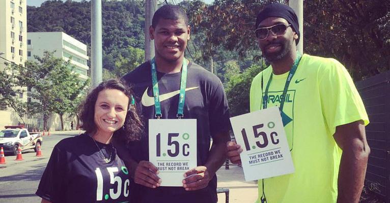 Atletas da seleção masculina de basquete apoiam causal contra o aquecimento global