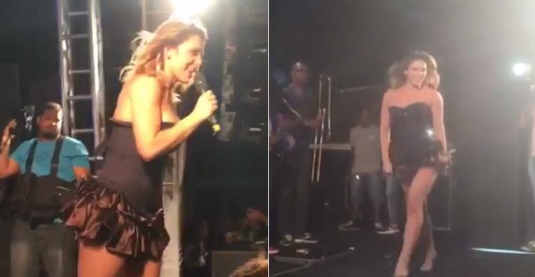 Sheila Mello volta a dançar ‘A Nova Loira do Tchan’ em show no Recife