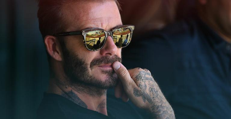 David Beckham exibe nova tatuagem nas redes sociais