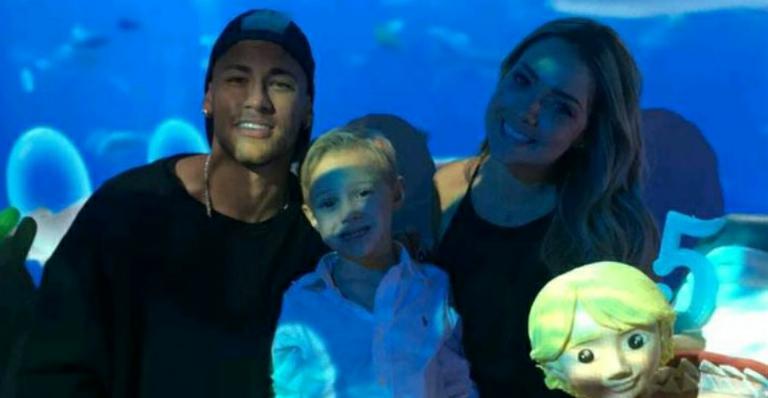 Neymar e Carol Dantas comemoram o aniversário de Davi Lucca