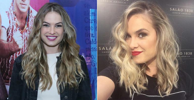 Lua Blanco muda o visual e exibe os fios na altura dos ombros