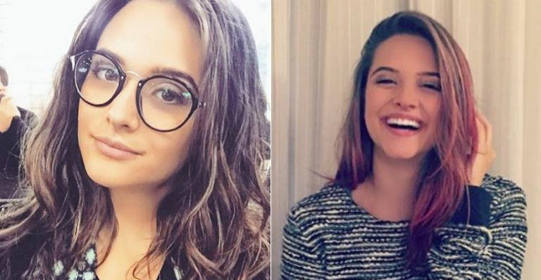 Juliana Paiva muda radicalmente o visual e pinta o cabelo de rosa