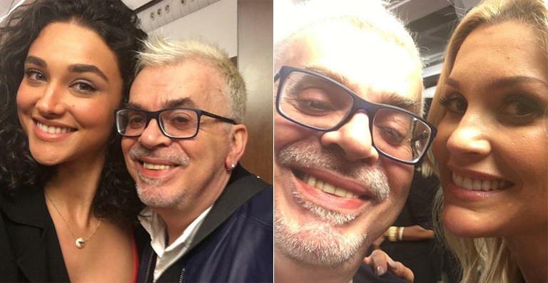 Walcyr Carrasco encontra o elenco de Êta Mundo Bom