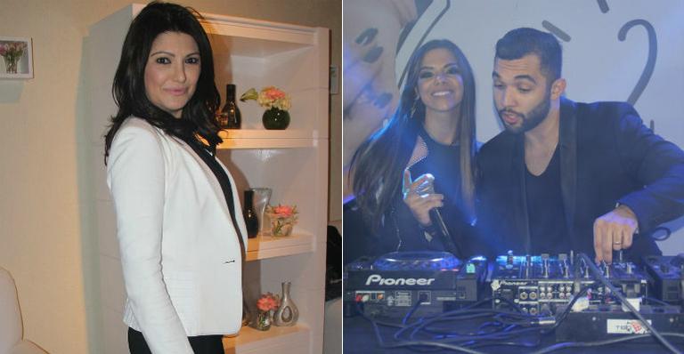 Antônia Fontenelle prestigia o eleito, Jonathan Costa em apresentação em festa no Rio