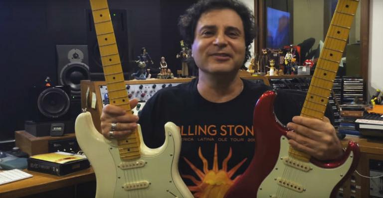 Roberto Frejat doa guitarras em ação do bem