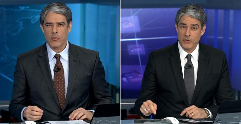 William Bonner deixa de usar a aliança de casamento na apresentação do ‘Jornal Nacional’