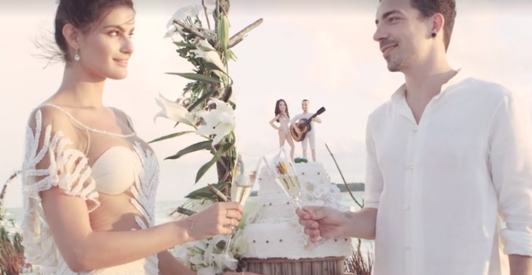 Música do NxZero ganha novo clipe com cenas do casamento de Di Ferrero e Isabeli Fontana