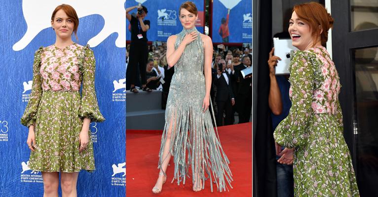 Emma Stone divulga seu novo filme, ‘La La Land’,  no Festival de Veneza