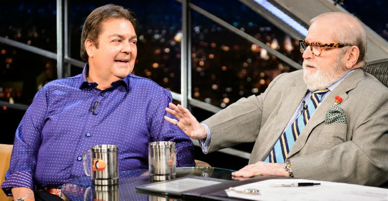 Faustão grava participação no ‘Programa do Jô”