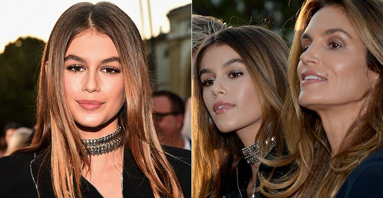 Que genética! Cindy Crawford prestigia estreia da filha no cinema