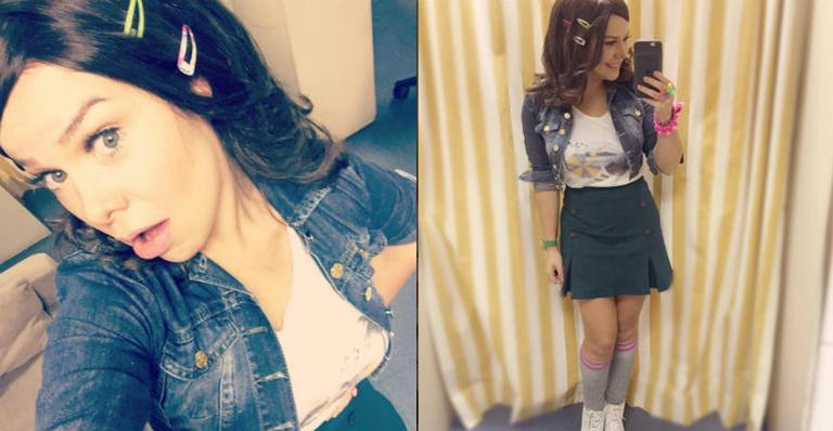 Fernanda Souza mostra novo look de sua personagem na 2° temporada de ‘Escolinha do Professor Raimundo’