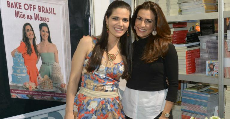 Ticiana Villas Boas e Camila Poli lançam o livro ‘Bake Off Brasil-Mão na Massa’ na Bienal