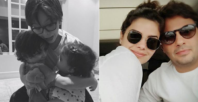Vanessa Giácomo mostra momento fofo dos três filhos juntos: “Meus amores”