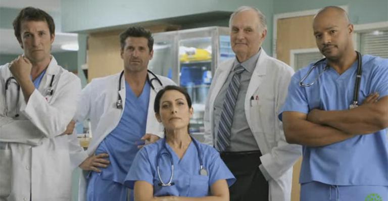 Vídeo promove encontro de médicos das séries da televisão americana