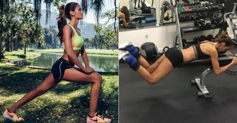 Em Nova York, top Izabel Goulart mostra sua rotina fitness