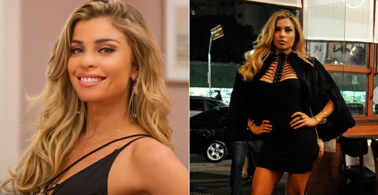 Grazi Massafera festeja sua nova personagem em ‘A Lei do Amor’