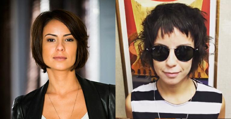 Andréia Horta renova o seu corte de cabelo