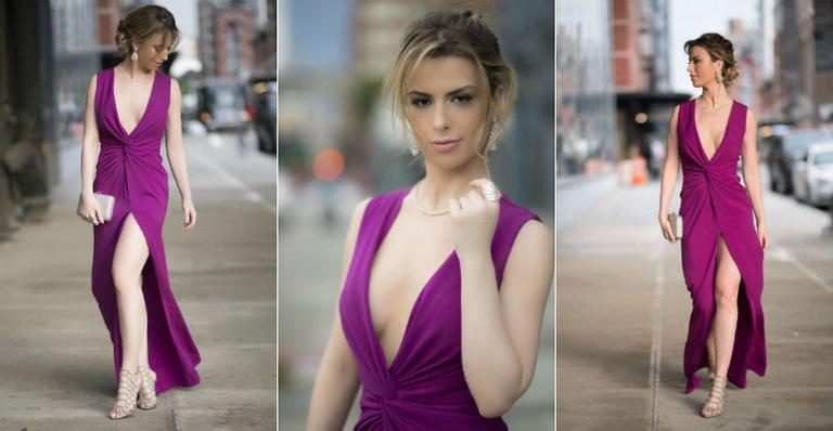 Fernanda Keulla rouba a cena em baile de gala em Nova York
