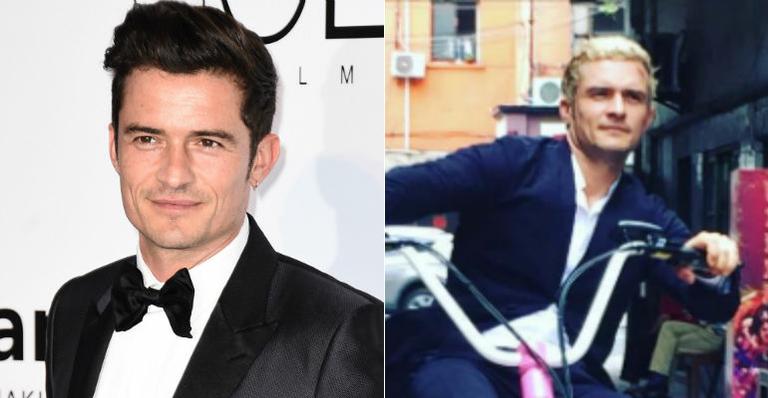 Orlando Bloom muda radicalmente o visual e fica loiro!