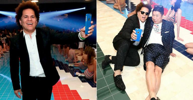 Romero Britto rouba a cena em semana de moda