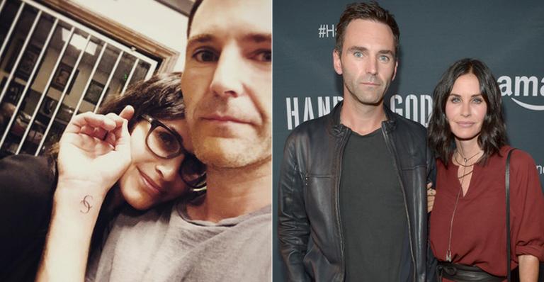 Namorado de Courteney Cox tatua as iniciais da atriz como prova de amor