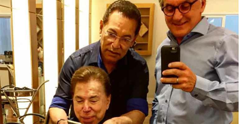 Otavio Mesquita registra momento inusitado de Silvio Santos e intriga fãs