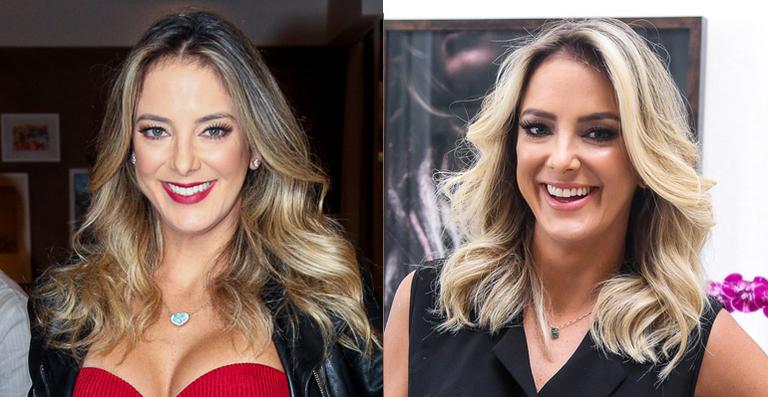 Ticiane Pinheiro renova o visual e fica mais loira