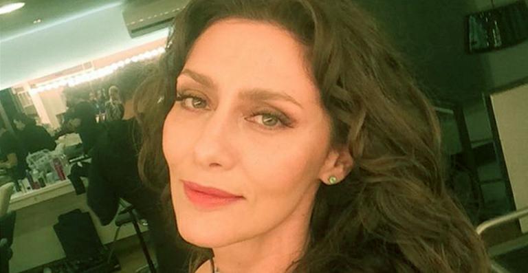 Maria Fernanda Cândido faz homenagem aos maquiadores