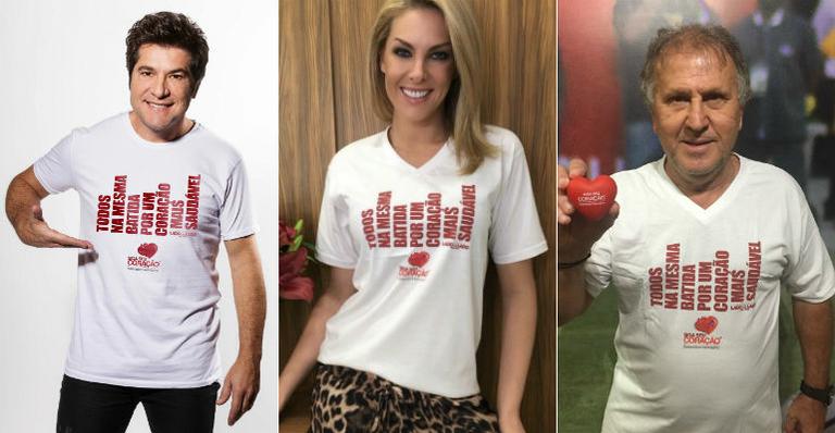 Celebridades participam de campanha do bem em prol do Dia Mundial do Coração