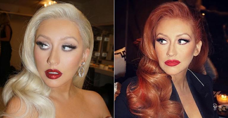 Christina Aguilera exibe novo visual e volta a ficar loira