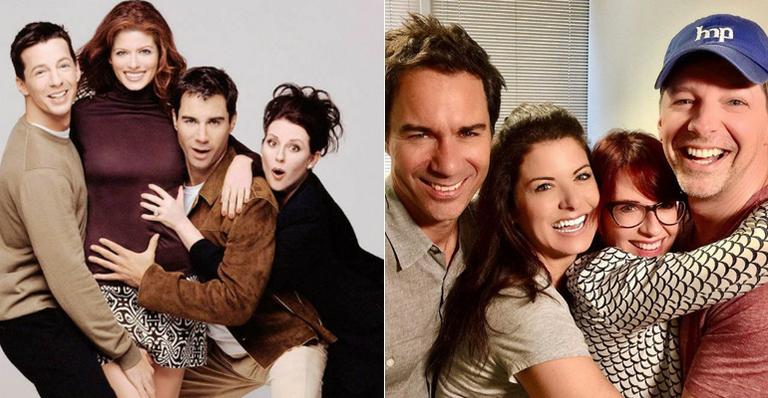 Elenco de ‘Will & Grace’ se reencontra após 10 anos e faz mistério: ‘Algo grande vai acontecer’