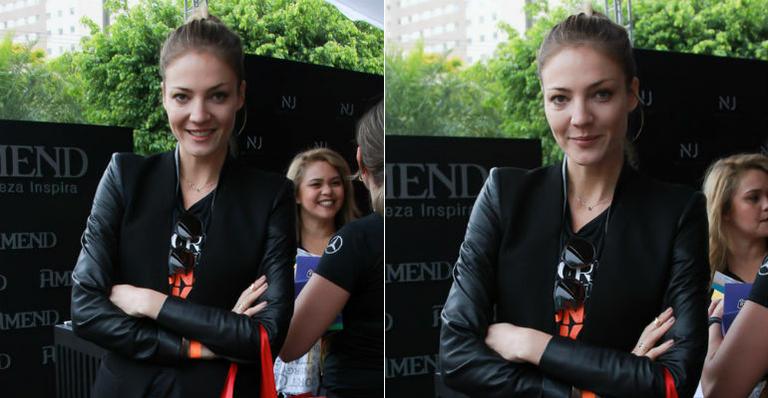 Barbara Berger: modelo participa de corrida especial