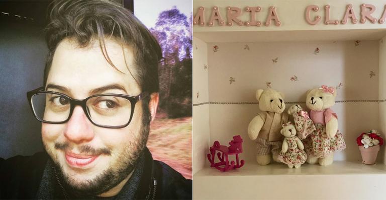 Sertanejo Hugo, da dupla com Tiago, apresenta sua primeira filha, Maria Clara