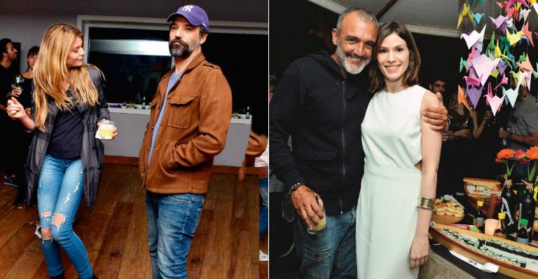 Alinne Moraes e Mauro Lima: juntos em rara aparição