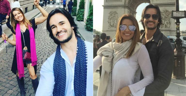 Solange Frazão curte férias com o amado, Pyero Tavolazzi na Europa