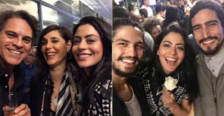 Carol Castro se reúne com elenco de ‘Velho Chico’: “Muitas emoções”