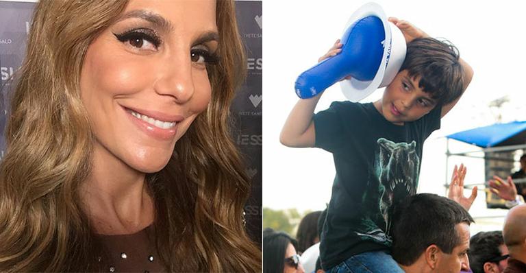 Ivete Sangalo comemora os 7 anos do filho, Marcelo: ‘Adoça minha vida’