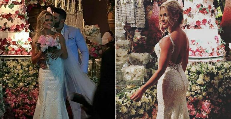 Gusttavo Lima e Andressa Suita fazem cerimônia de casamento em fazenda