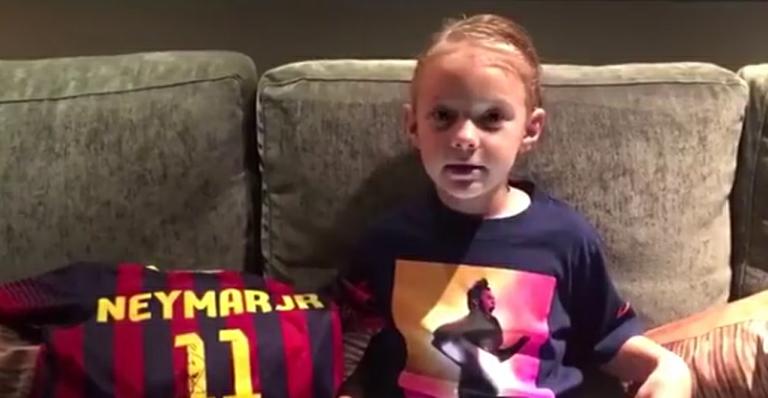 Davi Lucca, filho de Neymar, vira garoto-propaganda em campanha